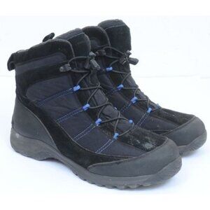 Lands End Boots Womens size 11D Black Waterproof Hiking Snow Outdoor Shoes